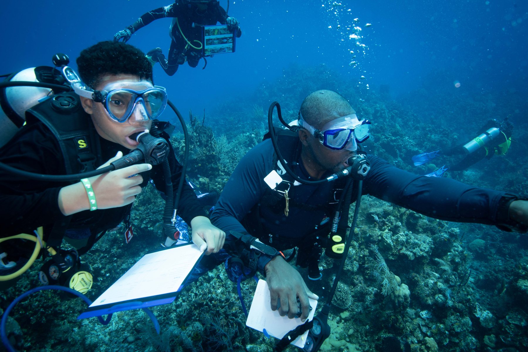 Affiliate support group underwater